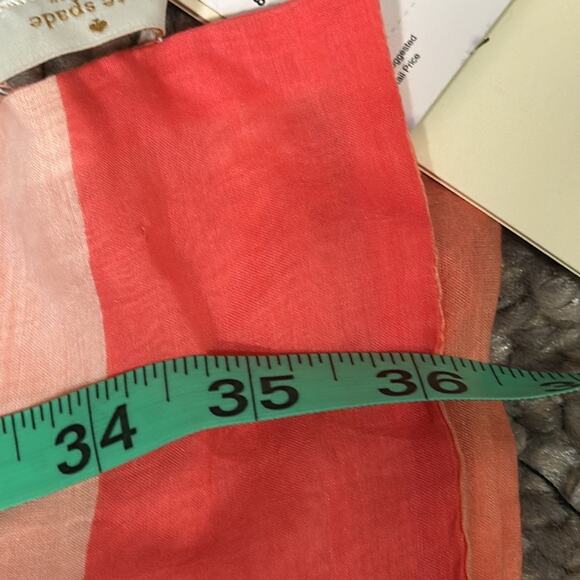 NWT Kate Spade Grapefruit Pareo Scarf Sarong Wrap Cover Up - Picture 9 of 9